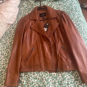 NWT Lucky Brand 100% Leather Jacket